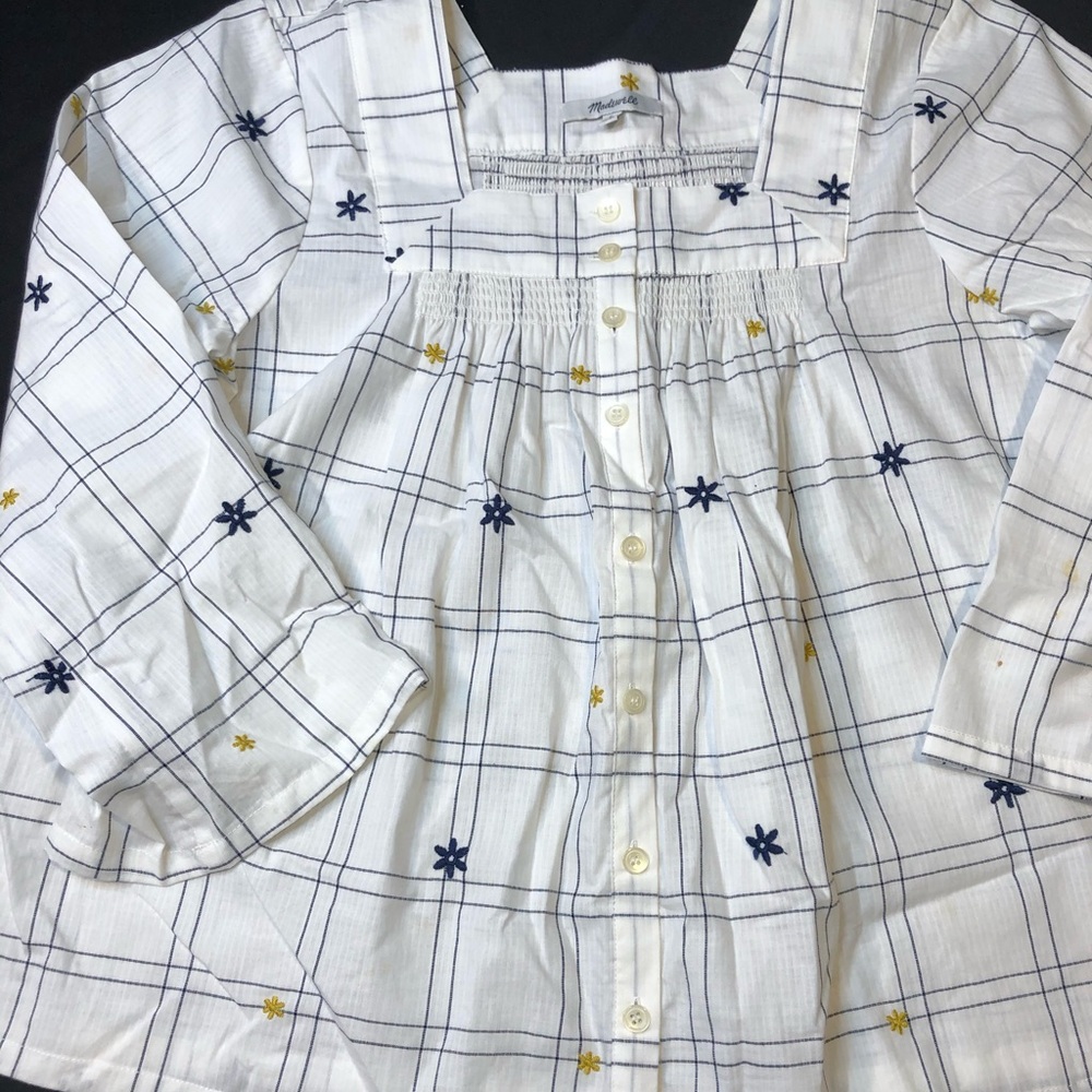 Madewell long sleeve blouse